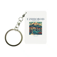 Thumbnail for UZHHOROD - Poster - Key Chain - White
