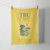 Thumbnail for Fuaʻamotu International Airport (TBU) design on yellow towel