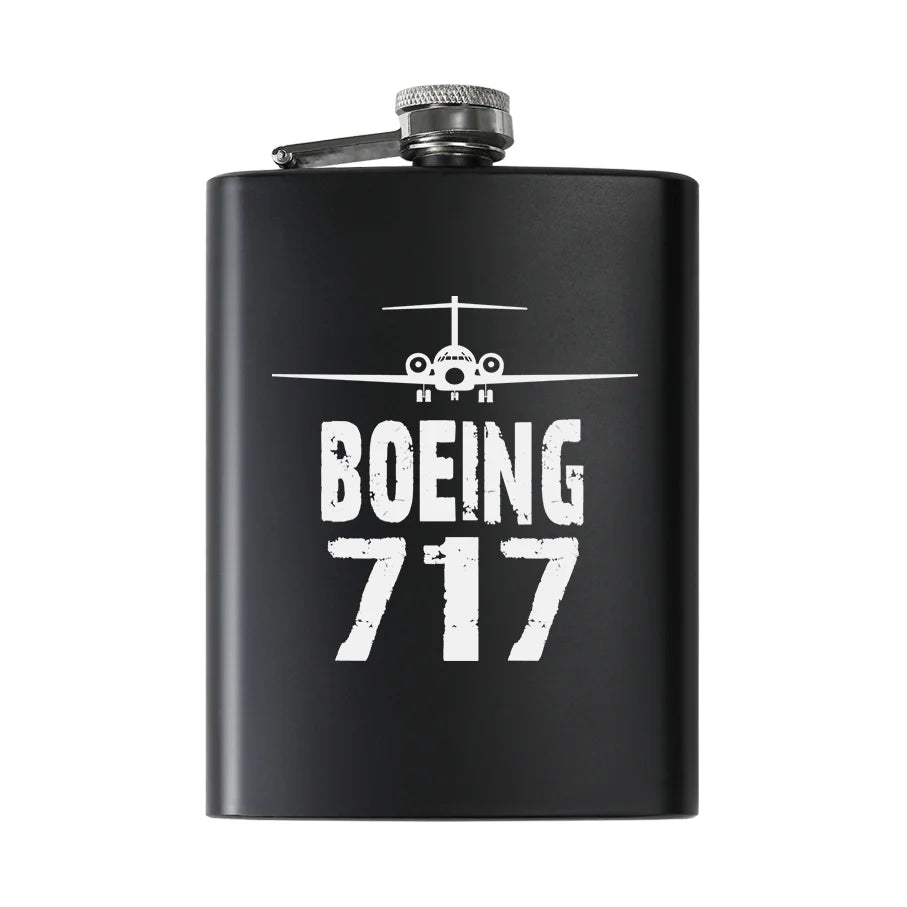 Customisable Boeing 717 Hip Flask - view 2