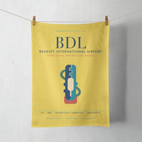 Thumbnail for Bradley International Airport (BDL) design on yellow towel