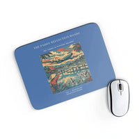 Thumbnail for VINTAGE G4497 - The Paddy Reflection Roads - Designed Mouse Pads design on blue rectangle