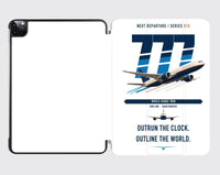 Thumbnail for Boeing 777-200LR design on white ipad tablet case