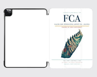 Thumbnail for Glacier Park International Airport (FCA) design on white ipad tablet case