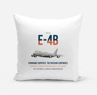 Thumbnail for E-4B Nightwatch design on white pillow