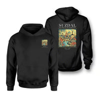 Thumbnail for SUZDAL - Poster - Double-Side Hoodie - Black