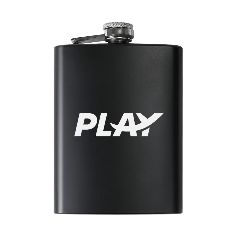 Customisable Play Airlines Hip Flask - view 2
