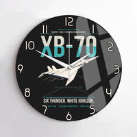 Thumbnail for XB-70A Valkyrie design on black no frame wall clock