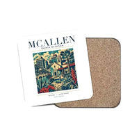 Thumbnail for MCALLEN - Poster - Coaster - White