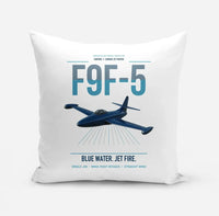 Thumbnail for F9F-5 Panther design on white pillow