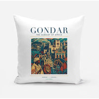 Thumbnail for GONDAR - Poster - Pillow - White