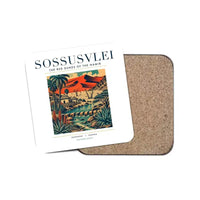 Thumbnail for SOSSUSVLEI - Poster - Coaster - White