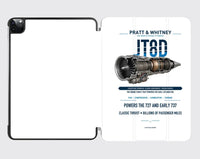 Thumbnail for JT8D design on white ipad tablet case