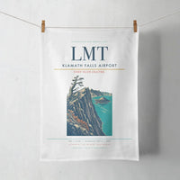 Thumbnail for Klamath Falls Airport (LMT) design on white towel