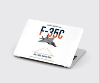 Thumbnail for F-35C Lightning II Built Wide Trapped Tight design on white MacBook case