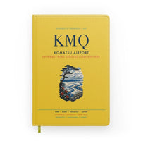 Thumbnail for Komatsu Airport (KMQ) design on yellow notebook
