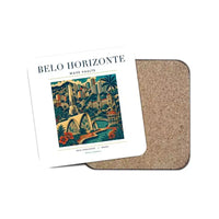 Thumbnail for BELO HORIZONTE - Poster - Coaster - White