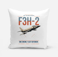 Thumbnail for F3H-2 Demon design on white pillow