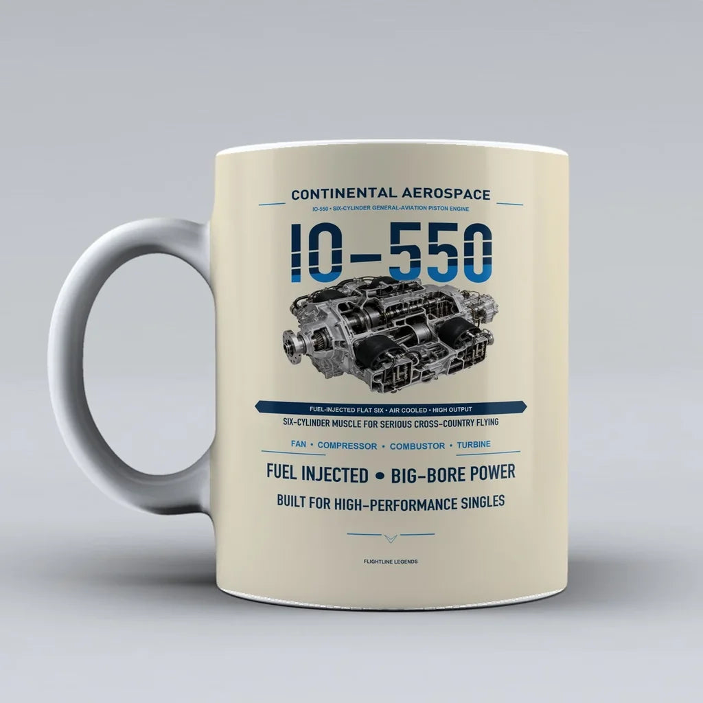 Mug design on beige io 550