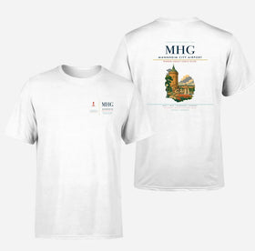 Double-Side Printing — Mannheim City Airport (MHG) Double-Side T-Shirt