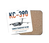 Thumbnail for Embraer KC-390 Millennium design on white 1 piece coaster