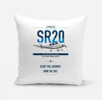 Thumbnail for Cirrus SR20 design on white pillow