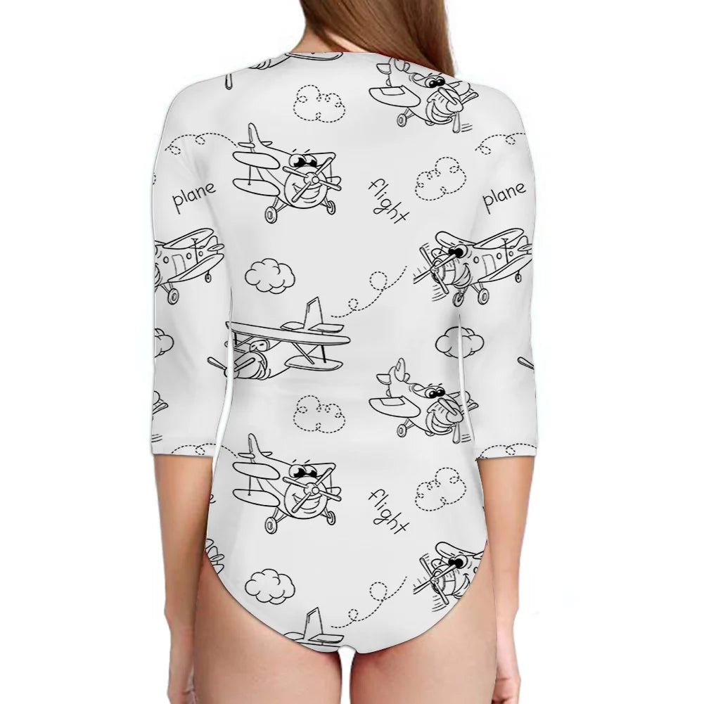 Cartoon Planes Swimsuit - view 2