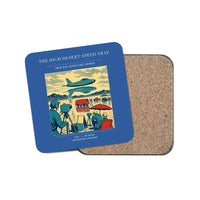 Thumbnail for The High Desert Speed Trap - Designed Coasters design on blue 1-piece