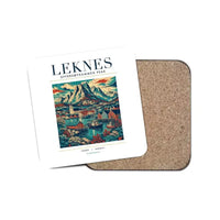 Thumbnail for LEKNES - Poster - Coaster - White
