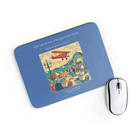 Thumbnail for VINTAGE G4476 - The Seawall Promenade Pass - Designed Mouse Pads design on blue rectangle