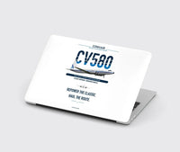 Thumbnail for Convair 580 design on white MacBook case
