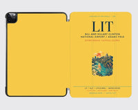Thumbnail for Bill and Hillary Clinton National Airport (LIT) design on yellow ipad tablet case
