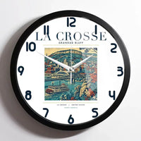 Thumbnail for LA CROSSE - Poster - Wall Clock Framed - White