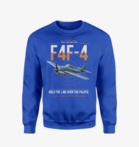 Thumbnail for F4F-4 Wildcat design on blue sweatshirt