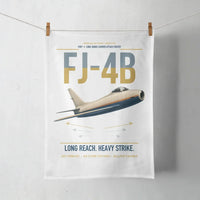 Thumbnail for FJ-4B Fury design on white towel