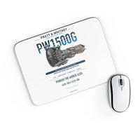Thumbnail for PW1500G design on white rectangle mouse pad