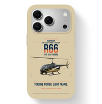 Thumbnail for Robinson R66 design on beige magsafe iphone case, for iPhone 17 Pro