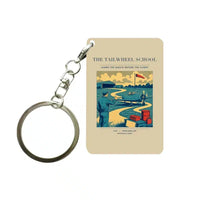 Thumbnail for VINTAGE G4178 - The Tailwheel School - Designed Key Chain design on beige