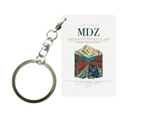 Thumbnail for Governor Francisco Gabrielli International Airport (MDZ) design on white key chain