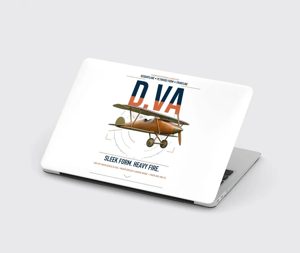 Albatros D.Va design on white MacBook case