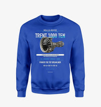 Thumbnail for TRENT 1000 TEN design on blue sweatshirt