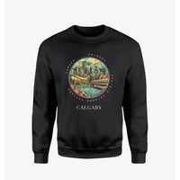 Thumbnail for CALGARY - Badge - Sweatshirt - Black