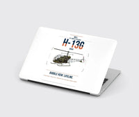 Thumbnail for Bell H-13G Sioux design on white MacBook case