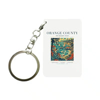 Thumbnail for ORANGE COUNTY - Poster - Key Chain - White