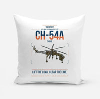 Thumbnail for Sikorsky CH-54A Tarhe design on white pillow