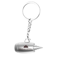 Thumbnail for Customisable Vietnam Airlines Jet Engine Turbine Key Chain - view 2