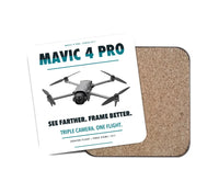 Thumbnail for DJI Mavic 4 Pro design on white 1 piece coaster