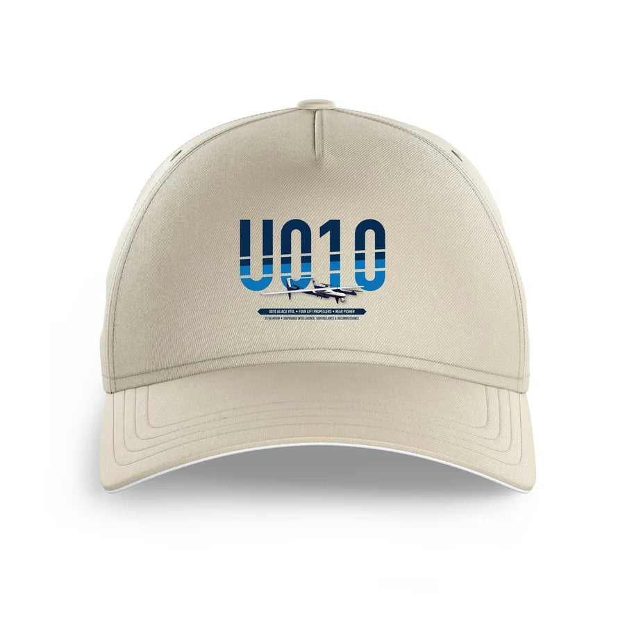 Airbus U010 Aliaca VTOL design on beige printed hat