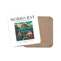 Thumbnail for MORRO BAY - Poster - Coaster - White