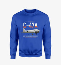 Thumbnail for C-47A Skytrain design on blue sweatshirt