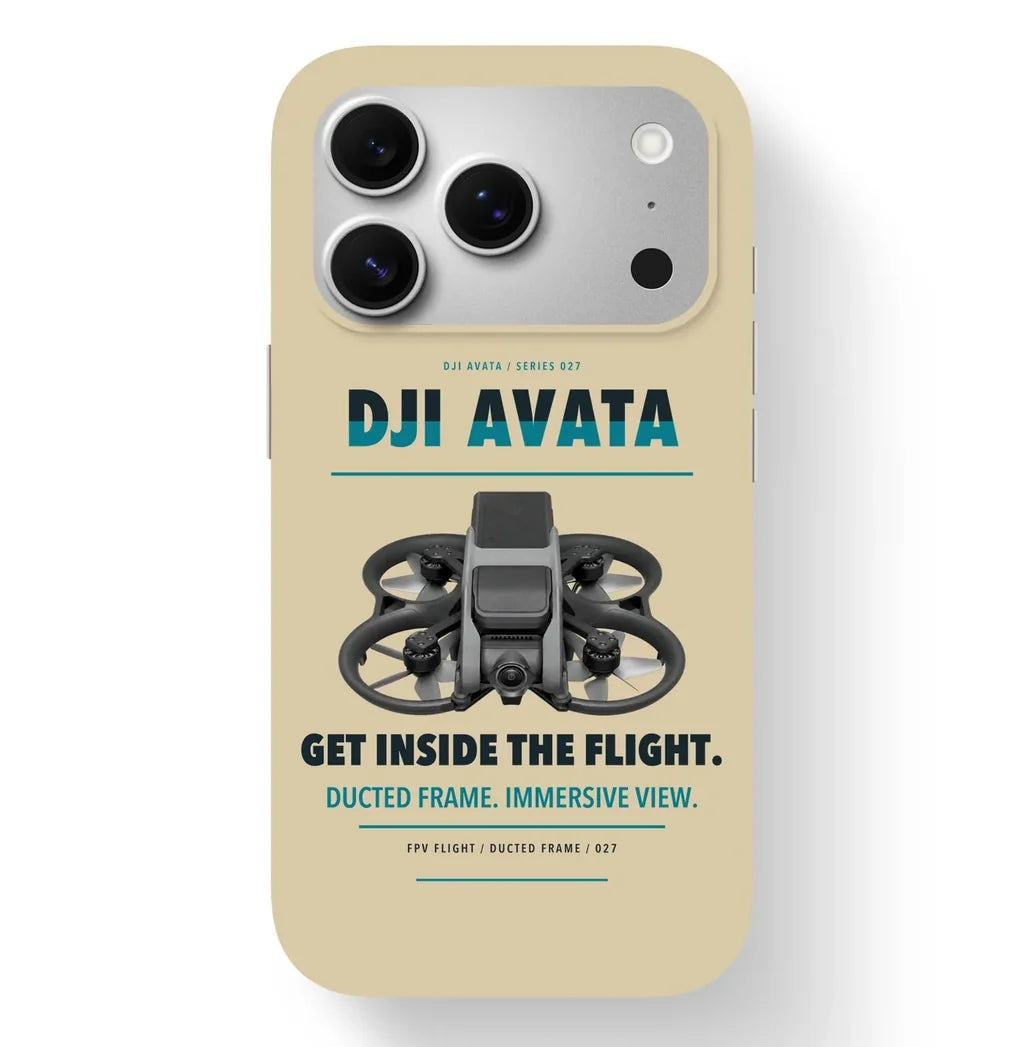 DJI Avata Case design on beige iphone case